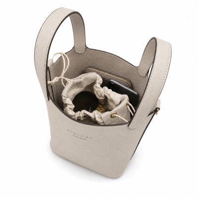 Sac panier à main avec cadenas et clé 22x19x13 cm