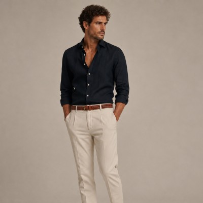 Ceinture en cuir tressé DADE