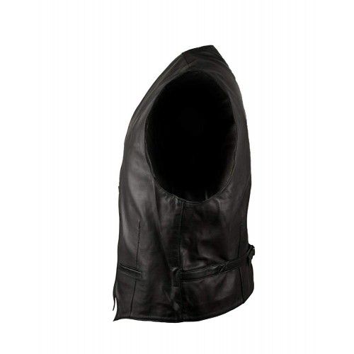Gilet élégant pour homme en cuir naturel Zerimar - 1