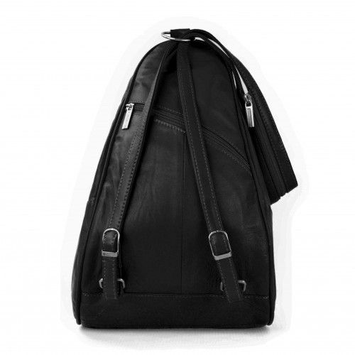 Sac et sac à dos en cuir 2 en 1 Zerimar - 17