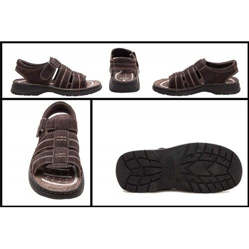 Sandales en cuir pour trek Zerimar - 5
