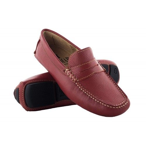 Mocassins en cuir pour hommes Zerimar - 13