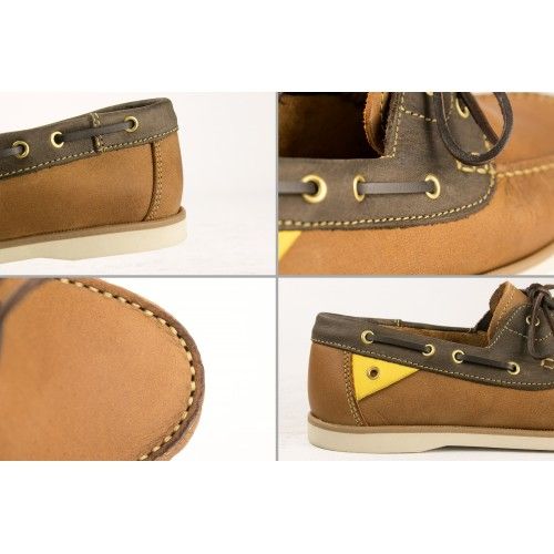 Chaussures bateau d'été en cuir pour homme Zerimar - 1