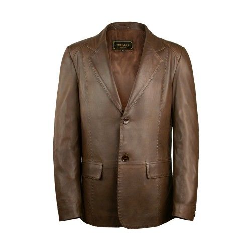 Blazer en cuir aux finitions élégantes ART Zerimar - 1