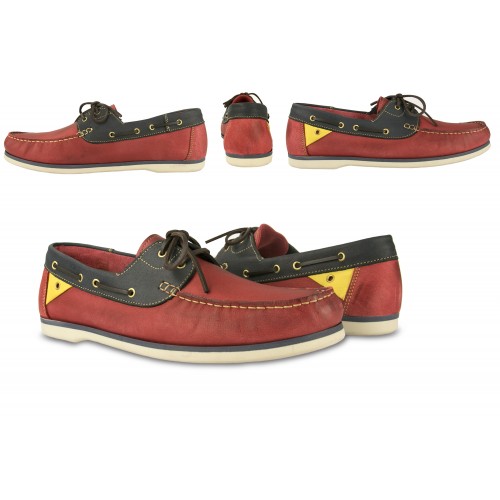 Chaussures bateau en cuir pour homme - grandes tailles 47 à 50 Zerimar - 5
