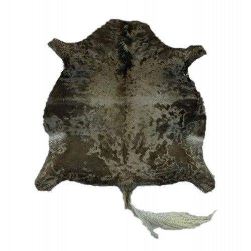 Tapis en peau de gnou africain 150x120 cm Zerimar - 1