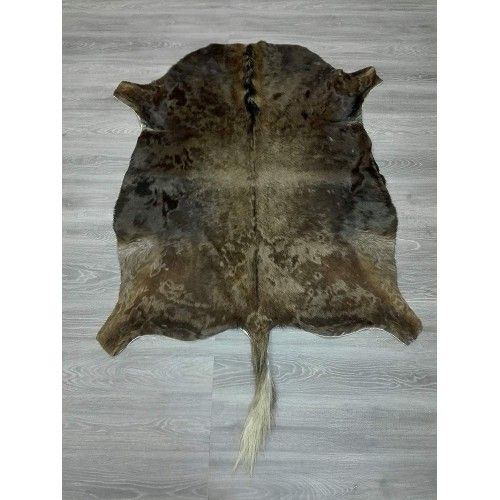 Tapis en peau de gnou africain 155x125 cm Zerimar - 2
