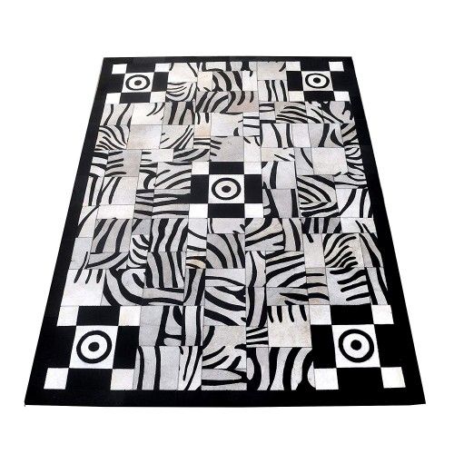 Tapis en véritable peau de taureau 170x240 cm Zerimar - 1