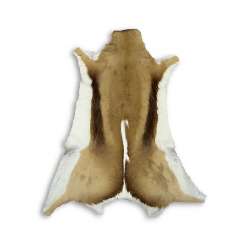 Tapis en peau de gazelle naturelle springbok 95x60 cm Zerimar - 1