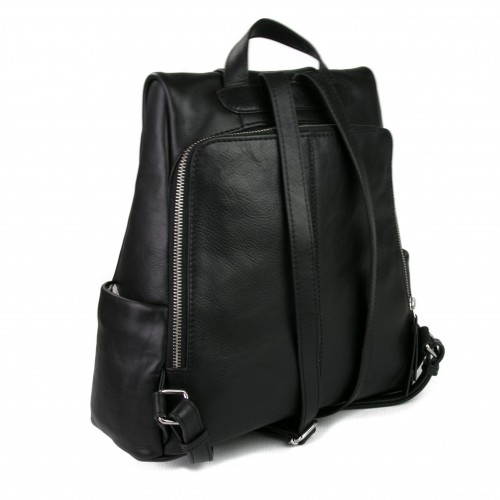 Sac à dos en cuir naturel avec fermeture arrière antivol Zerimar - 15