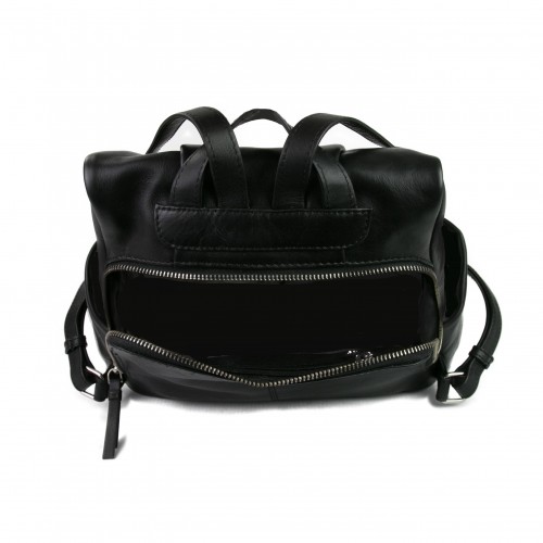 Sac à dos en cuir naturel avec fermeture arrière antivol Zerimar - 15