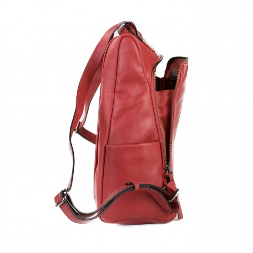 Sac à dos en cuir naturel avec fermeture arrière antivol Zerimar - 15