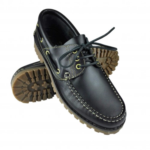 Chaussures bateau d'hiver en cuir pour hommes Zerimar - 18