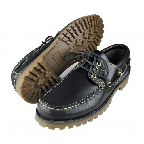 Chaussures bateau d'hiver en cuir pour hommes Zerimar - 18