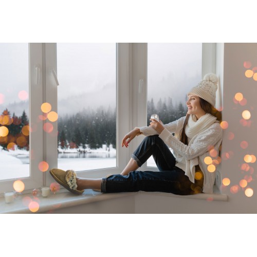 Pantoufles d'hiver en cuir Double Face Zerimar - 5