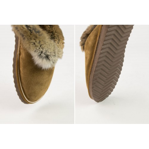 Pantoufles d'hiver en cuir Double Face Zerimar - 5