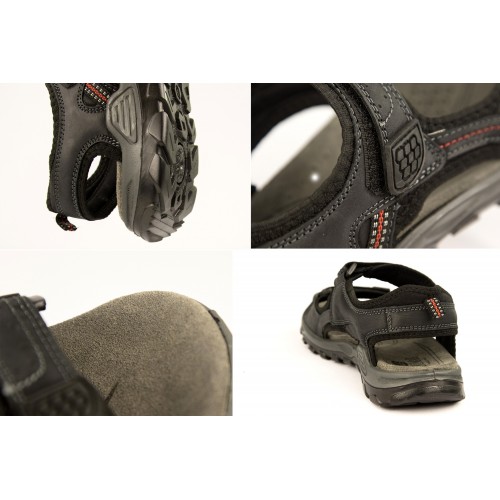 Sandales en cuir MOUNTAIN avec fermeture velcro Zerimar - 8