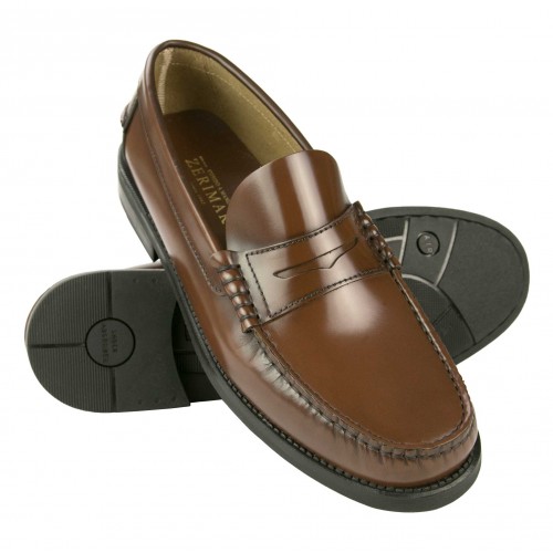 Mocassins légers pour hommes avec masque bordeaux