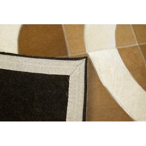 Tapis patchwork en peau de vache WILLEN - Différentes tailles