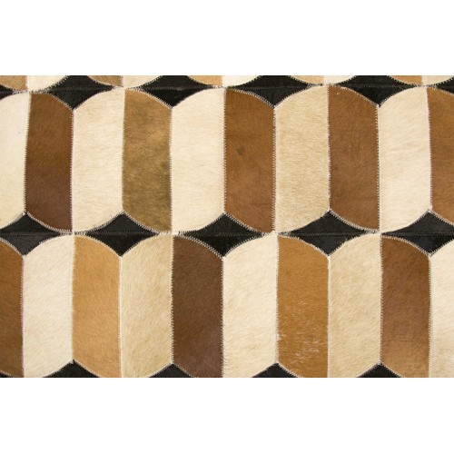 Tapis patchwork en peau de vache PLAST - Différentes tailles