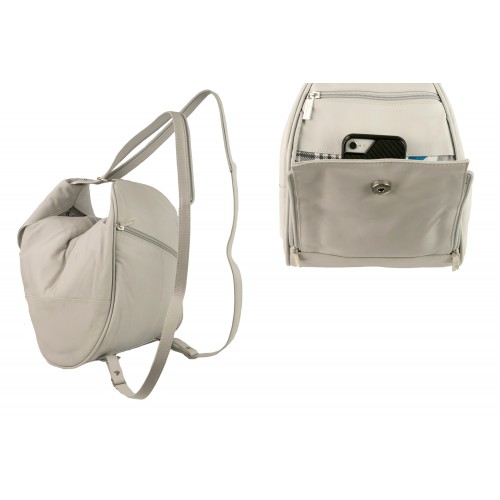 Sac et sac à dos en cuir 2 en 1 Zerimar - 28